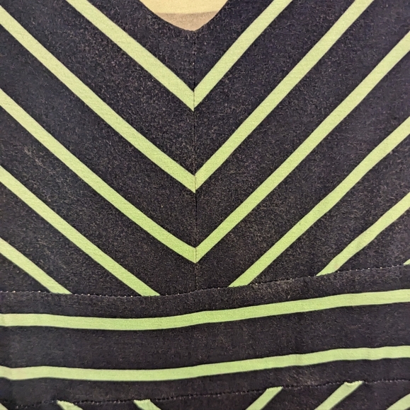 Apt 9 Blue Striped Maxi Dress size XL - Picture 4 of 5